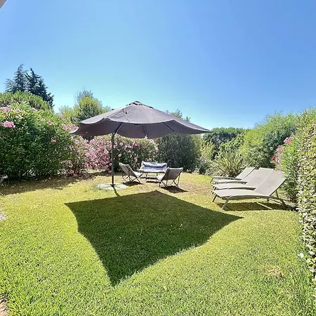 Sainte-maxime: 3p Climatise Avec Piscine, Parking Prive Et Jardin Calme - Fr-1-226-471